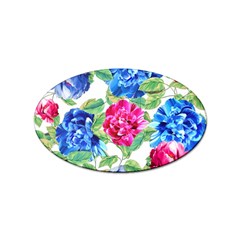 Flowers Floral Picture Flower Sticker Oval (10 Pack)