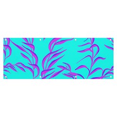 Branches Leaves Colors Summer Banner And Sign 8  X 3 