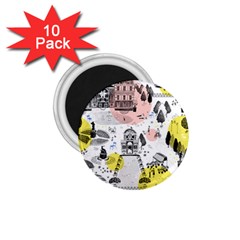 The Park  Pattern Design 1 75  Magnets (10 Pack) 