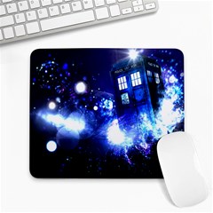 Tardis Background Space Large Mousepad