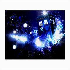 Tardis Background Space Small Glasses Cloth by Jancukart