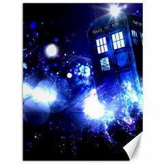 Tardis Background Space Canvas 36  X 48  by Jancukart