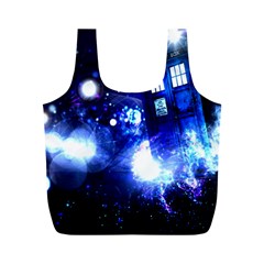 Tardis Background Space Full Print Recycle Bag (m)