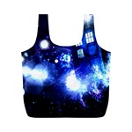 Tardis Background Space Full Print Recycle Bag (M) Back