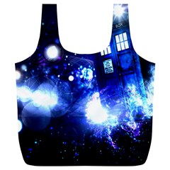 Tardis Background Space Full Print Recycle Bag (xl) by Jancukart