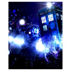 Tardis Background Space Drawstring Bag (small) by Jancukart