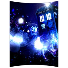 Tardis Background Space Back Support Cushion by Jancukart