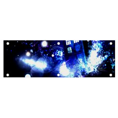 Tardis Background Space Banner And Sign 6  X 2 