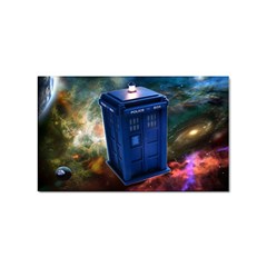 The Police Box Tardis Time Travel Device Used Doctor Who Sticker Rectangular (100 Pack) by Jancukart