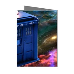 The Police Box Tardis Time Travel Device Used Doctor Who Mini Greeting Cards (pkg Of 8) by Jancukart