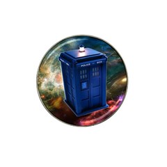 The Police Box Tardis Time Travel Device Used Doctor Who Hat Clip Ball Marker by Jancukart