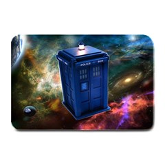 The Police Box Tardis Time Travel Device Used Doctor Who Plate Mats