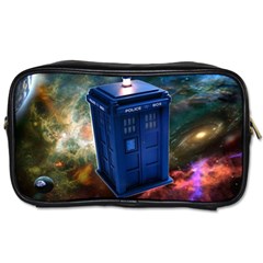 The Police Box Tardis Time Travel Device Used Doctor Who Toiletries Bag (two Sides) by Jancukart