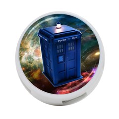 The Police Box Tardis Time Travel Device Used Doctor Who 4-port Usb Hub (two Sides) by Jancukart