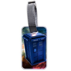 The Police Box Tardis Time Travel Device Used Doctor Who Luggage Tag (two Sides) by Jancukart