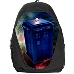 The Police Box Tardis Time Travel Device Used Doctor Who Backpack Bag Front