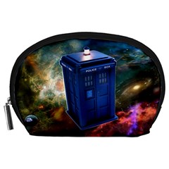 The Police Box Tardis Time Travel Device Used Doctor Who Accessory Pouch (large)