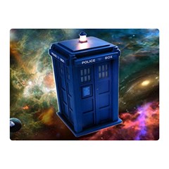 The Police Box Tardis Time Travel Device Used Doctor Who Double Sided Flano Blanket (mini)  by Jancukart