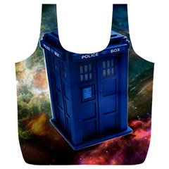 The Police Box Tardis Time Travel Device Used Doctor Who Full Print Recycle Bag (xxxl) by Jancukart