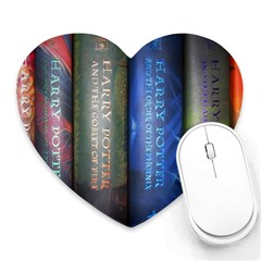 Vintage Collection Book Heart Mousepad