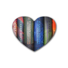 Vintage Collection Book Rubber Heart Coaster (4 Pack)