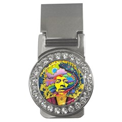 Psychedelic Rock Jimi Hendrix Money Clips (cz)  by Jancukart