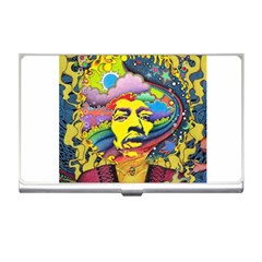 Psychedelic Rock Jimi Hendrix Business Card Holder