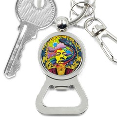 Psychedelic Rock Jimi Hendrix Bottle Opener Key Chain