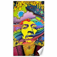 Psychedelic Rock Jimi Hendrix Canvas 40  X 72 