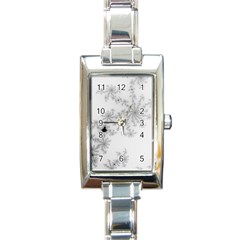 Mandelbrot Apple Males Mathematics Rectangle Italian Charm Watch