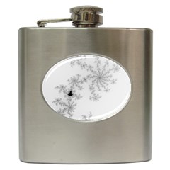 Mandelbrot Apple Males Mathematics Hip Flask (6 Oz) by Jancukart