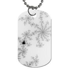 Mandelbrot Apple Males Mathematics Dog Tag (two Sides)