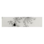 Mandelbrot Apple Males Mathematics Banner and Sign 4  x 1  Front