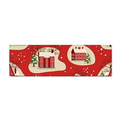 Christmas New Year Seamless Pattern Sticker Bumper (10 Pack)