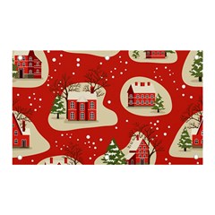 Christmas New Year Seamless Pattern Banner And Sign 5  X 3 