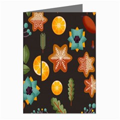 Christmas Seamless Pattern Greeting Cards (pkg Of 8)