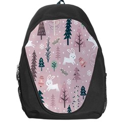 Winter Season Seamless Pattern Backpack Bag by Jancukart