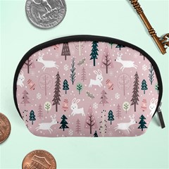 Winter Season Seamless Pattern Accessory Pouch (large) by Jancukart