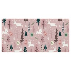 Winter Season Seamless Pattern Banner And Sign 8  X 4 