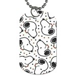 Dog Pattern Dog Tag (Two Sides) Front