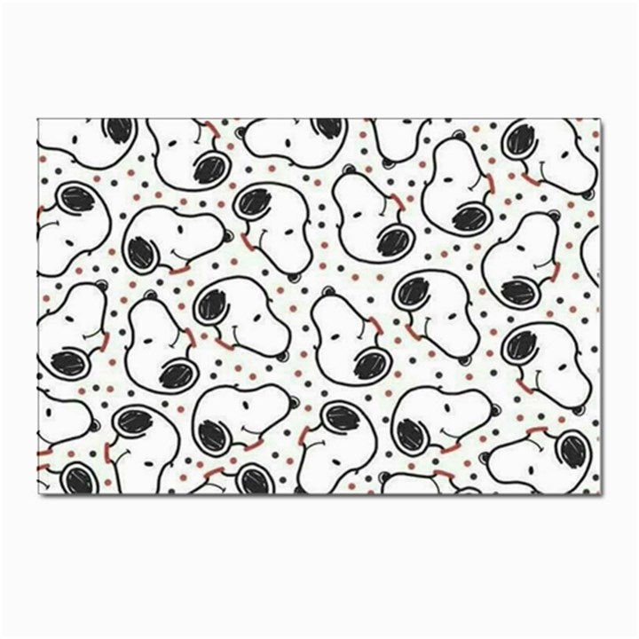 Dog Pattern Postcards 5  x 7  (Pkg of 10)