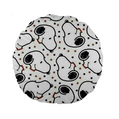 Dog Pattern Standard 15  Premium Round Cushions