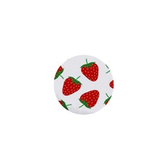 Seamless-pattern-fresh-strawberry 1  Mini Magnets by Jancukart