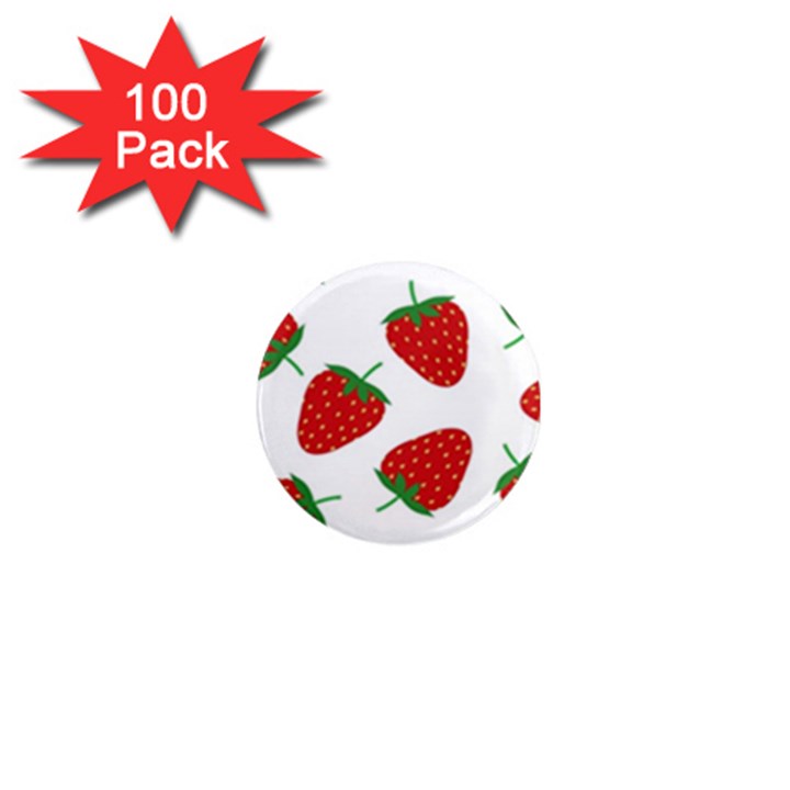 Seamless-pattern-fresh-strawberry 1  Mini Magnets (100 pack) 