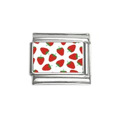 Seamless-pattern-fresh-strawberry Italian Charm (9mm) by Jancukart