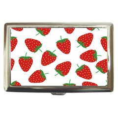 Seamless-pattern-fresh-strawberry Cigarette Money Case