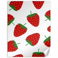 Seamless-pattern-fresh-strawberry Canvas 12  X 16  by Jancukart