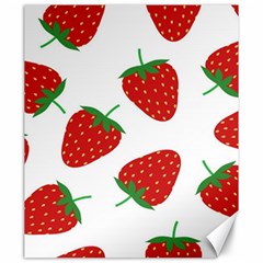 Seamless-pattern-fresh-strawberry Canvas 20  X 24 