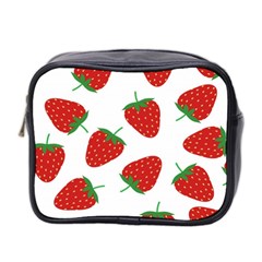 Seamless-pattern-fresh-strawberry Mini Toiletries Bag (two Sides)