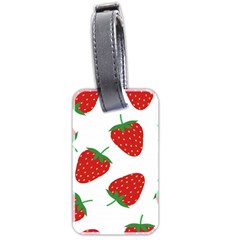 Seamless-pattern-fresh-strawberry Luggage Tag (two Sides)